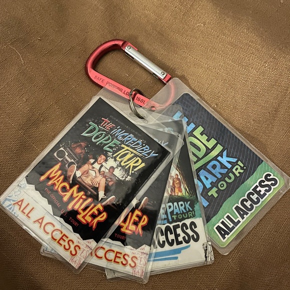 Mac Miller Blue Slide Park 2011 All Access Tour Pass (no lanyard) - Picture 2 of 3
